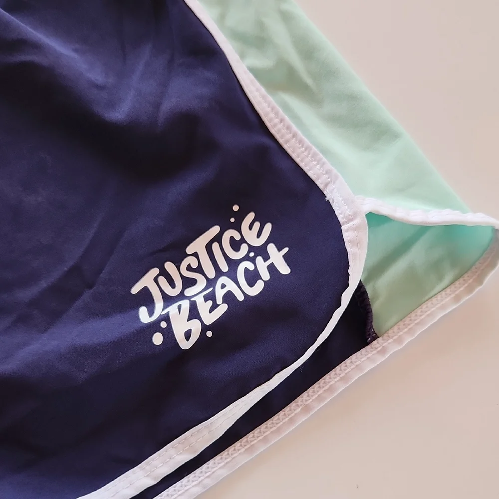 Justice Beach Navy Shorts Size XL